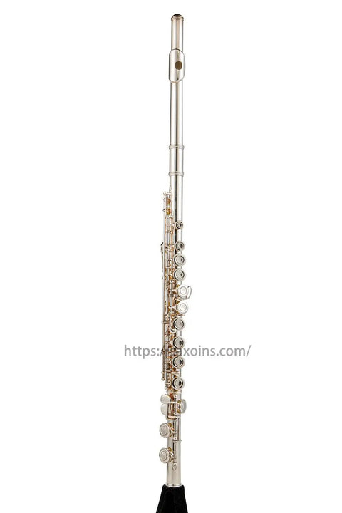 16 Closed hole flute silver cupronuckel Bb flute body with e mechanism