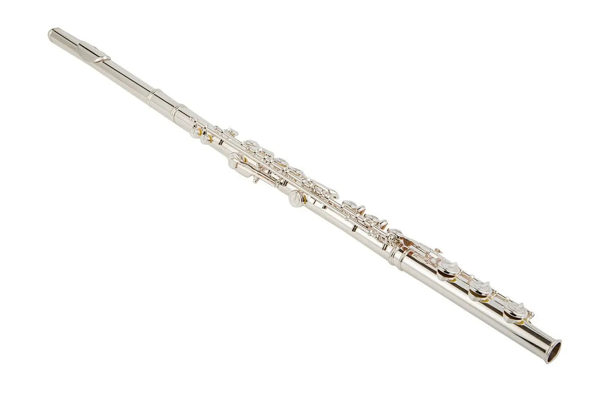 Silver Plates Instrument 17 key open hole flute Silver-Plated C Flute for Beginner– AUROSUS