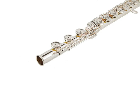 17 holes Professional Concert Flute Nickel silver Body Silver-plated Keys Offset G Key System B Footjoint Split E Mechanism 031