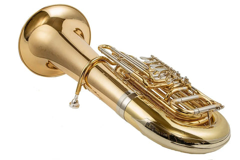 379 Tuba with 4 rotary valves Bb Valves 4 front action Yellow brass Bell diameter:400mm Bore size:20mm Height::800mm Clear Lacque 031