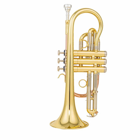 ACR 8330 Bb Cornet - Gold Brass Lacquered Finish, Stainless Steel Valves AUROSUS