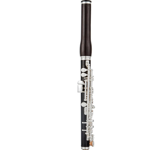 AUROSUS APE-16 Piccolo - Solid Ebony Silver Keys | Hand-Cut Headjoint with Modified Wave Cut AUROSUS