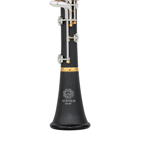 AUROSUS Bb Soprano Clarinet - 17 Key Plateau System with Covered Holes, Ideal for Beginners & Players with Small Hands AUROSUS