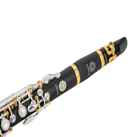 AUROSUS Bb Soprano Clarinet - 17 Key Plateau System with Covered Holes, Ideal for Beginners & Players with Small Hands AUROSUS