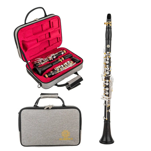 AUROSUS EG-S8 Professional Plateau Clarinet | Premium Ebony Body, Rich Tone