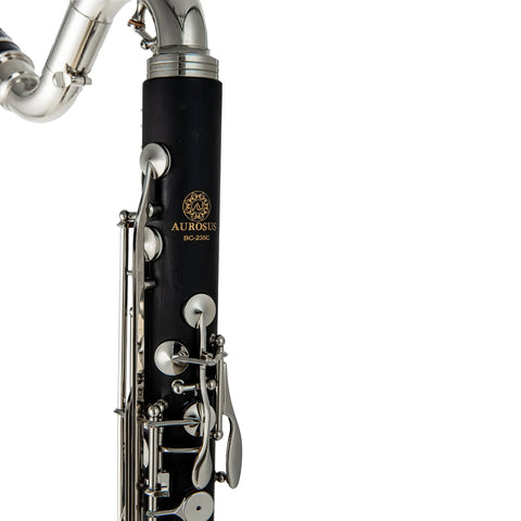AUROSUS Low C Bass Clarinet with Pro Nickel Keys – Reduced Air Resistance for Faster Learning AUROSUS