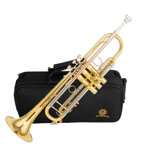 AUROSUS SB710 Bb Trumpet  .459" Bore Yellow Brass Bell Stainless Steel Pistons AUROSUS