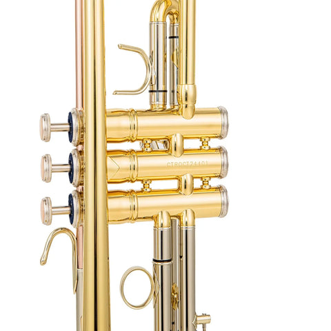 AUROSUS SB710 Bb Trumpet  .459" Bore Yellow Brass Bell Stainless Steel Pistons AUROSUS