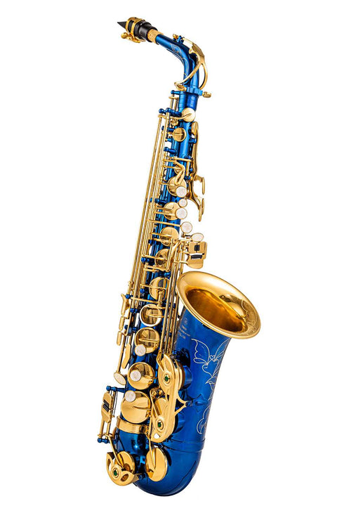 Alto Sax Beginner Student Alto saxophone Eb blue enchantress Sax Eb with Case Mouthpiece Accessories