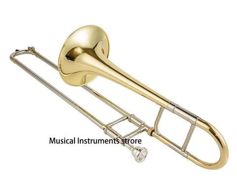 Alto Trombone Eb  Yellow Brass Professional Trombone B-flat Drawn Trombone Alto Trombone - AUROSUS  Musical Instrument Store