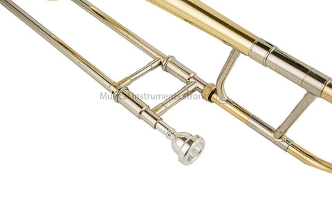 Alto Trombone Eb  Yellow Brass Professional Trombone B-flat Drawn Trombone Alto Trombone - AUROSUS  Musical Instrument Store