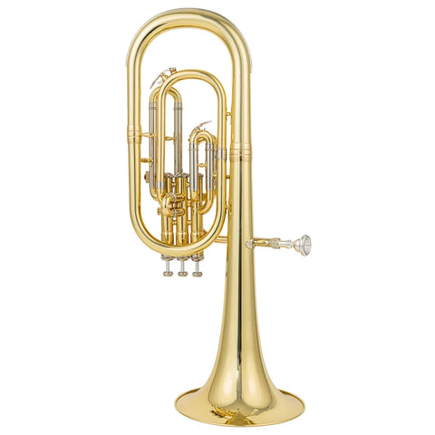 Aurosus ASH-501L Alto Horn 0.462" Bore Lacquer Gold Brass 37C Mouthpiece Case AUROSUS