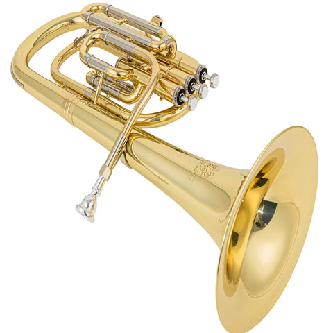 Aurosus ASH-501L Alto Horn 0.462" Bore Lacquer Gold Brass 37C Mouthpiece Case AUROSUS