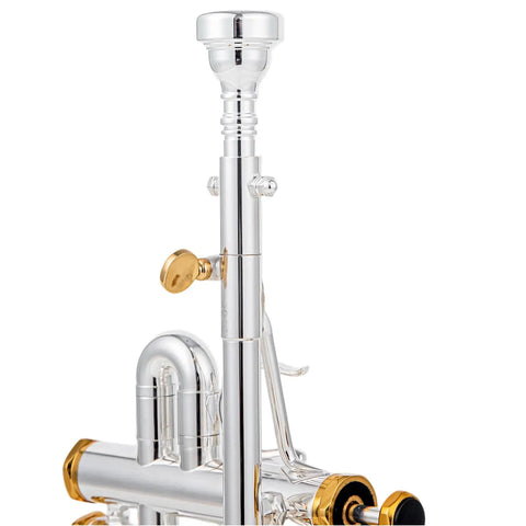 Aurosus Silver Piccolo Trumpet Bb/A 4-Valve with Case & Case AUROSUS