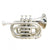 Bacch Handhorn Instrument Pocket Trumpet Portable Handhorn B Flat Cornet portable mini Cornet - AUROSUS  Musical Instrument Store