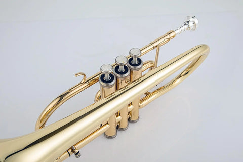 Bb Cornet Yellow Brass soprano brass instruments YCR-2310III Standard Bb Cornet Bb Cornet w/Case - AUROSUS  Musical Instrument Store