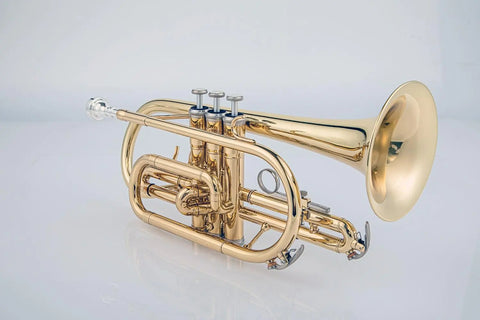 Bb Cornet Yellow Brass soprano brass instruments YCR-2310III Standard Bb Cornet Bb Cornet w/Case - AUROSUS  Musical Instrument Store