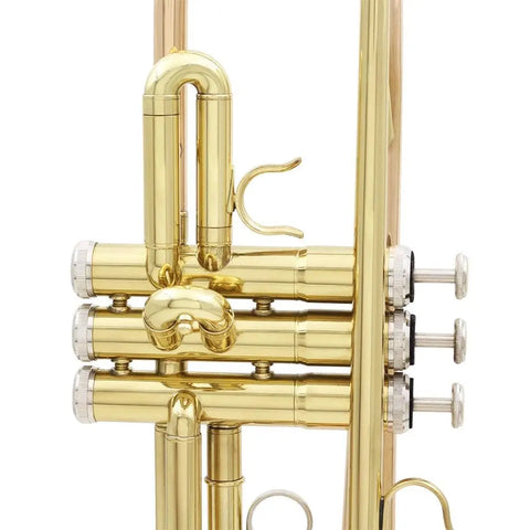 Bb Trumpet Gold silver plated two-color musical instrument