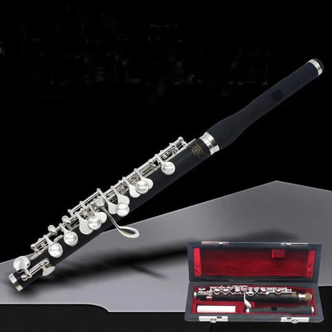 Composite wood piccolo C tune imitation wood piccolo wooden piccolo flute playing level C Key piccolo - AUROSUS  Musical Instrument Store