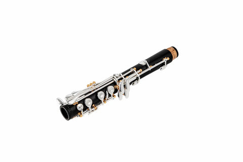 Custom A-Pitch Ebony Clarinet - Closed-Hole 18-Key Design with Adjustable Left Thumb Hole | Professional Woodwind Instrument AUROSUS