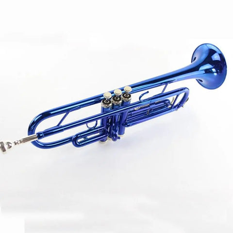 Custom Series student Bb Trumpet Blue ew School Student Professional Concert Brass Student Bb Trumpet