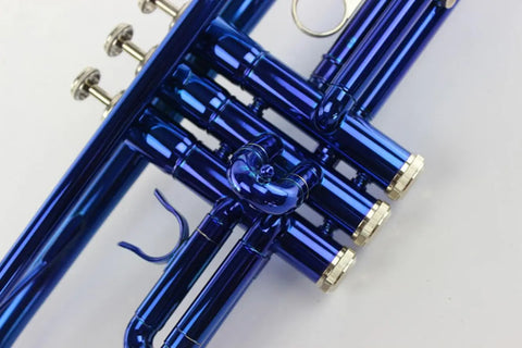 Custom Series student Bb Trumpet Blue ew School Student Professional Concert Brass Student Bb Trumpet