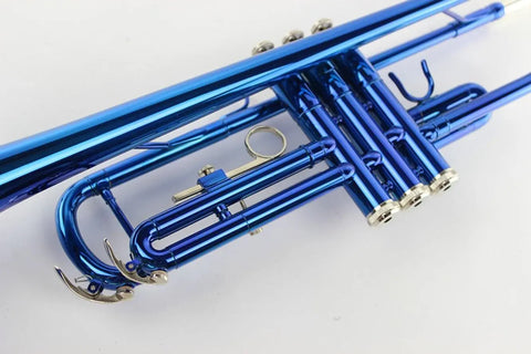 Custom Series student Bb Trumpet Blue ew School Student Professional Concert Brass Student Bb Trumpet