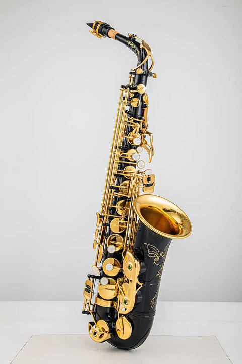 Eb Alto Saxophone Yellow Brass professional musical instrument