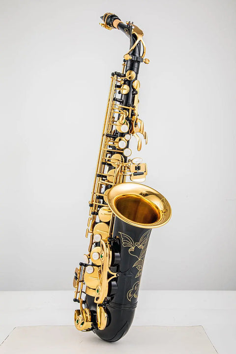 Eb Alto Saxophone Yellow Brass professional musical instrument