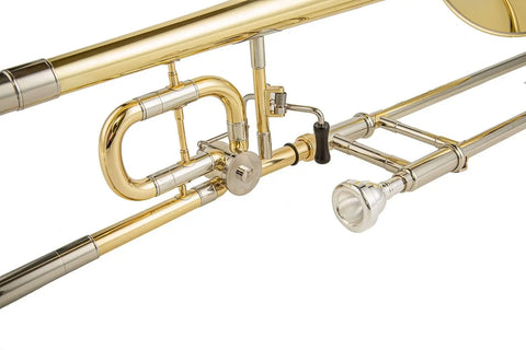 High Grade modulated tenor trombone Bb/ C tone Yellow Brass Clear Lacquer Professional musical brass instrument - AUROSUS  Musical Instrument Store
