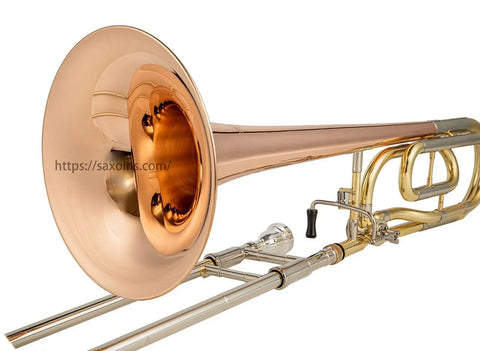 High Grade modulated tenor trombone Bb/ F tone Phosphorous copper with F# Key