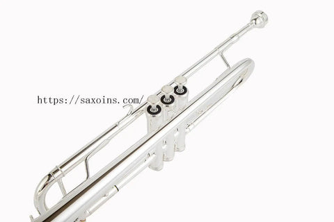 LT180S43 Stradivarius Series Bb Professional Trumpet With Monel Valves Silver Professional trumpet instrument - AUROSUS  Musical Instrument Store