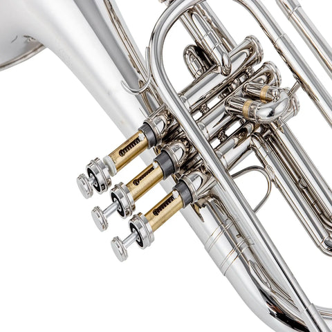 Marching Instruments AUROSUS JMS-611 Marching Mellophone - Monel Pistons, Brass Instrument for Students AUROSUS