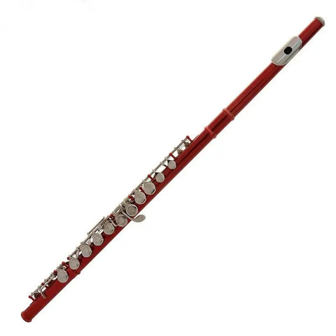 Premium Professional Flute Red key C key flute close hole 16 holes flute - AUROSUS  Musical Instrument Store