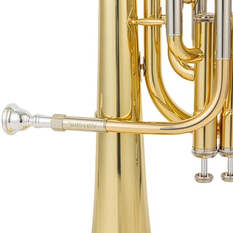 Pro-Grade Alto Horn Featuring Monel Pistons & Gold Brass Mouthpipe | 8″ Bell, Nickel Silver Slide, Lacquer Finish | Professional Brass Instrument AUROSUS