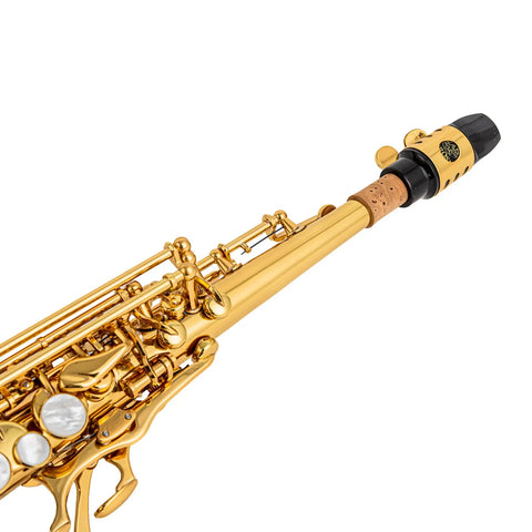 Professional brass soprano saxophone Complete accessories hhad