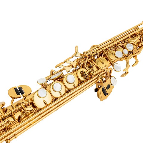 Professional brass soprano saxophone Complete accessories hhad