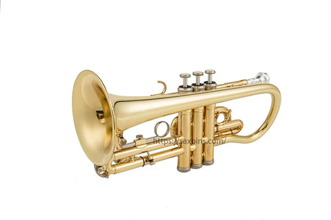 Professional cornet high-grade brass cornet silver wind instrument professional cornet gold - AUROSUS  Musical Instrument Store