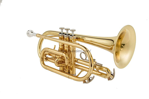 Professional cornet high-grade brass cornet silver wind instrument professional cornet gold - AUROSUS  Musical Instrument Store