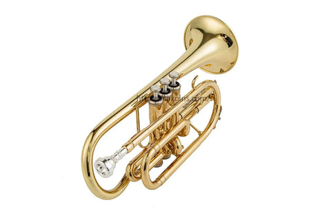 Professional cornet high-grade brass cornet silver wind instrument professional cornet gold - AUROSUS  Musical Instrument Store