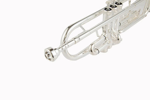 Silvering Yellow Brass Bb Student Trumpet Bb with 7 C mouthpiece Case