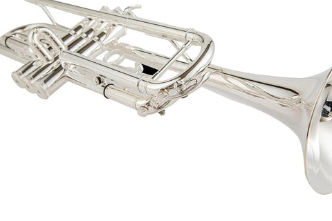 Silvering Yellow Brass Bb Student Trumpet Bb with 7 C mouthpiece Case - AUROSUS  Musical Instrument Store