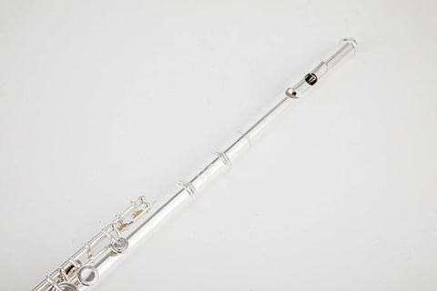 Sterling silver mouthpiece 17 open and closed hole nickel silver body C flute