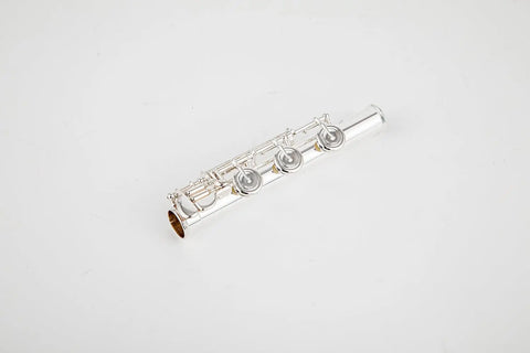 Sterling silver mouthpiece 17 open and closed hole nickel silver body C flute