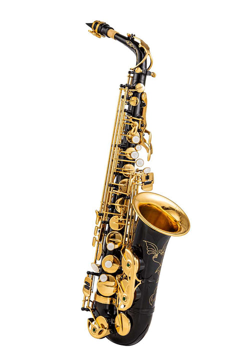 Student Yellow Brass Body Eb High F# Alto Saxophone With Case