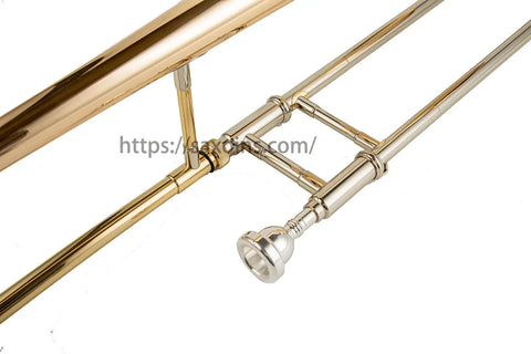 Tenor Trombone Bb Yellow Brass Bell Nickel silver brass outer/inner tube