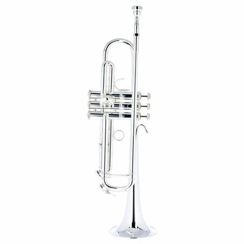 VBS 1S Trumpet Silver-plated Monel valves light weight case and mouthpiece - AUROSUS  Musical Instrument Store