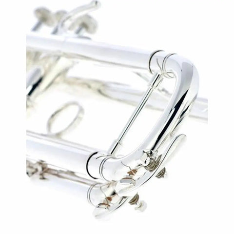 VBS 1S Trumpet Silver-plated Monel valves light weight case and mouthpiece - AUROSUS  Musical Instrument Store