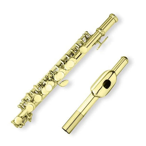 White copper nickel-plated C key piccolo Flute set piccolo length 31.5CM - AUROSUS  Musical Instrument Store