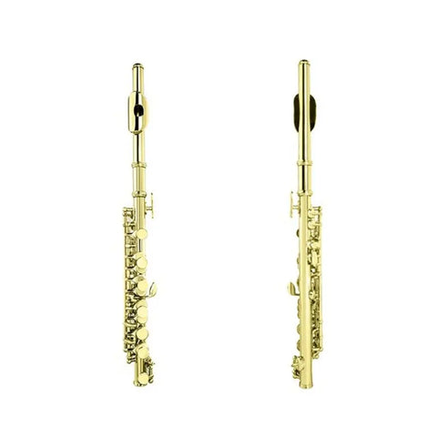 White copper nickel-plated C key piccolo Flute set piccolo length 31.5CM - AUROSUS  Musical Instrument Store